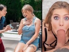 Sucer une bite, En levrette, Branlette thaïlandaise, Hard, Lingerie, Mère que j'aimerais baiser, Rousse roux, Jarretelles