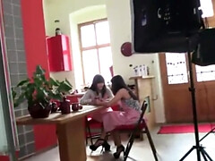 Schönheit, Süss, Schwanz, Faustfick, Natürlich, Muschi, Jungendliche (18+), Flotter dreier