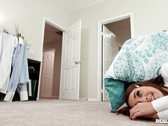 素人, フェラチオ, 茶髪の, 顔面騎乗, 顔射, 開帳, 女子高生, スパンキング