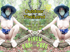 Amateur Thai Teen Villagers Outdoor Sex in Forest 4K Public Fuck