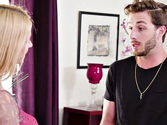 Tetas grandes, Rubia, Mamada, Masaje, Madres para coger, Aceite, Montar