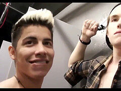 アメリカ人, 緊縛, フェラチオ, カップル, ゲイ, ガリガリ