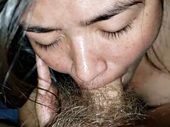 Leie, Bisexuell, Blasen, Spermaladung, Schwul, Behaart, Ablutschen, Ehefrau