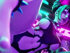 Tridimensionnel, Grosse bite, Partouze, Béant, Hard, Bureau, Chevaucher, Nénés
