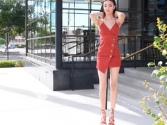 Dichtbij, Extreem, Gapende, Monster, Openbaar, Alleen, Speelgoed, Onder de rok