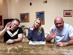 ブロンド, フェラチオ, なめる, 小柄, オマンコ, ガリガリ, ティーン, オッパイの