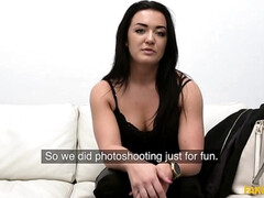 Inexperienced hungarian hun gets jizz in her hatch at audition