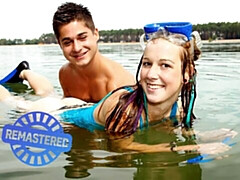 Strand, Grosser arsch, Grosser schwanz, Blasen, Hundestellung, Natürlichen titten, Jungendliche (18+), Titten