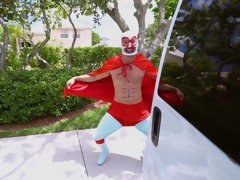 Beautiful young latina fucks for money in a van