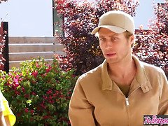 Aidra Fox & Michael Vegas get wet & wild in a steamy pool party