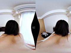 Tridimensionnel, Asiatique, Gros seins, Brunette brune, Fétiche, Pénétrer avec le poing, Japonaise, De plein air