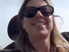 Минет, Семяизвержение, На природе