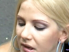 Blonde, Classique, Tir de sperme, Branlette thaïlandaise, Talons, Hongroise, Masturbation, Maigrichonne