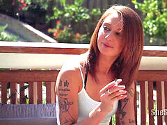 Kassie Kay smoking compilation