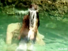 Strand, Schönheit, Blasen, Süss, Kehlenfick, Schwanz, Nippel, Solo