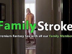 Dirty American Stepfamily Orgy with blonde MILFs and their bareback strokes