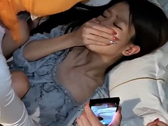 アジア人, 美人, デカパイ, フェラチオ, 中出し, イく瞬間, 日本人, 韓国人