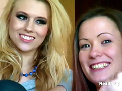 Real Couples featuring Michelle Moist's deep throat sex