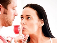 Leie, Grosser schwanz, Grosse titten, Blasen, Braunhaarige, Milf, Muschi