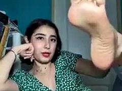 素人, 美女, 足, フェティッシュ, ラティーナ, ハメ撮り, 一人, ヴィンテージ
