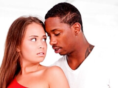 Verga grande, Mamada, Estilo perrito, Vestido, Interracial, Afeitado, Flaco, Adolescente