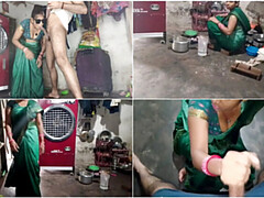 Verga grande, Mamada, Semen en la boca, Corridas, Hembra, Masturbacion con pies, Cocina, Pezones