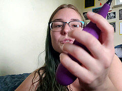 Toy review, white girl, phat ass white girl