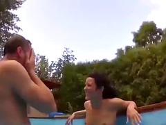 massage surprise for pool boy