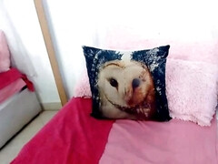 Enthousiasteling, Bruinharig, Vriendin, Latijnse vrouw, Lesbisch, Alleen, Tieten likken, Webcamera