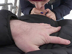 nubile gives public blowjob outdoors - Letty black