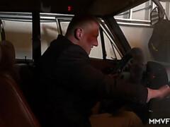 Braunhaarige, Kehlenfick, Handjob, Hardcore, Lingerie, Nylon, Student