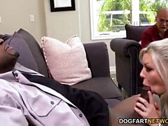 Grosse bite, Gros seins, Blonde, Cocu, Queue, Interracial, Rugueux, Épouse