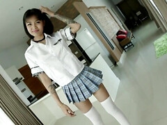 Grosse bite, Talons, Léchez, Petite femme, Pov, Rasée, Adolescente, Thaïlandaise