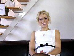 Czech stunner blows older brit then gets fucked