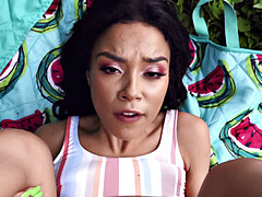 Amerikanisch, Blasen, Hundestellung, Milf, Geld, Im freien, Pov, Muschi