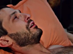 Lécher le cul, Couple, Français, Homosexuelle, Poilue, Embrassement, Suçant, Jouets