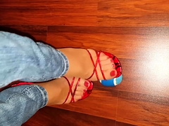 POV foot fetish from Amber