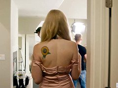 69 negenenzestig, Mooi, Blond, Rondborstig, Hd, Likken, Kut duiken, Tiener