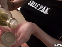 PREMIUMGFS - Sugary-Sweet chesty dark haired stunner frolicking her beaver