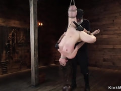 Sadomasochismus, Fetisch, Hardcore, Schmerz, Rotschopf, Rau, Sklave, Gefesselt