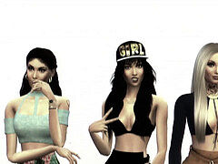 Verga grande, Negro, Atrapados, Engañando, Lesbiana, Strapon, Trio