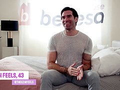 18, フェラチオ, 茶髪の, チン, Hd, 巨大, デカチンの, なめる