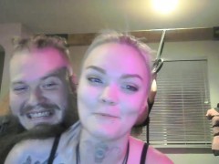 素人, フェラチオ, フェティッシュ, 赤毛, ウェブカメラ