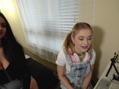 Rubia, Corridas, Estilo perrito, Sexo duro, Hd, Pov, Adolescente, Trio