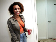 Amateur, Noire, Sucer une bite, Tir de sperme, Noir ébène, Grosse, Avaler