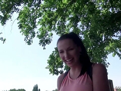 Anal, Gros seins, Collège université, Gorge profonde, Allemand, Hard, De plein air, Public