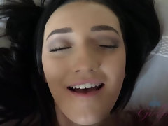 Megan comes over and cums on your cock.
