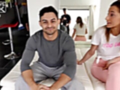 デカチン, フェラチオ, 大学生, イタリア人, 筋肉, 小柄, ティーン, オッパイの