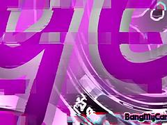 Leie, Asiatisch, Tussi, Koreanisch, Masturbation, Solo, Titten, Spielzeuge