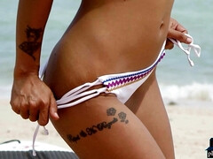 Asiatique, Nana, Gros cul, Bikini, Brunette brune, Hd, Softcore, Solo